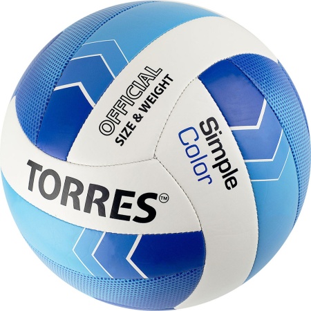 Купить Мяч волейбольный Torres Simple Color любительский р.5 в Дегтярске 